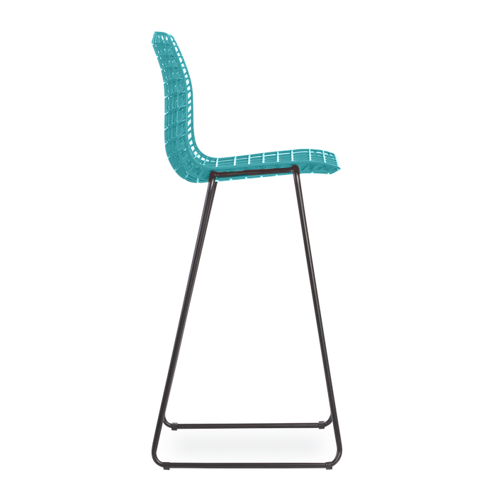 Banqueta Moiré blue