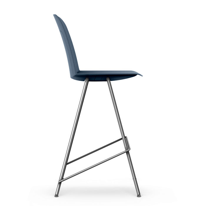 Banqueta Body Azul Sóbrio