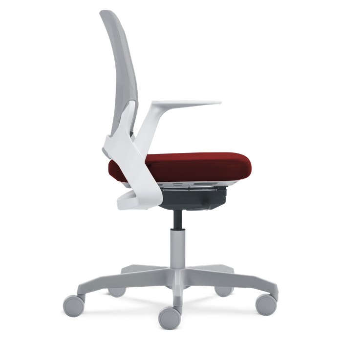 Cadeira My Chair Tela White N Wine
