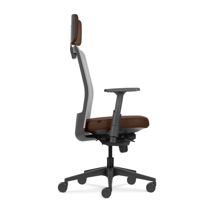 Cadeira Tecton HD Graphite Coffee