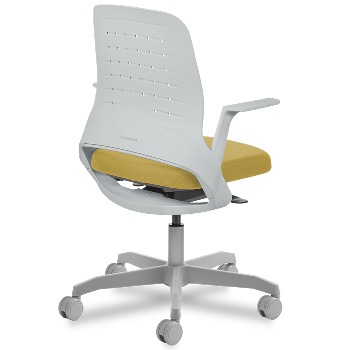 Cadeira My Chair Light Grey Yellow