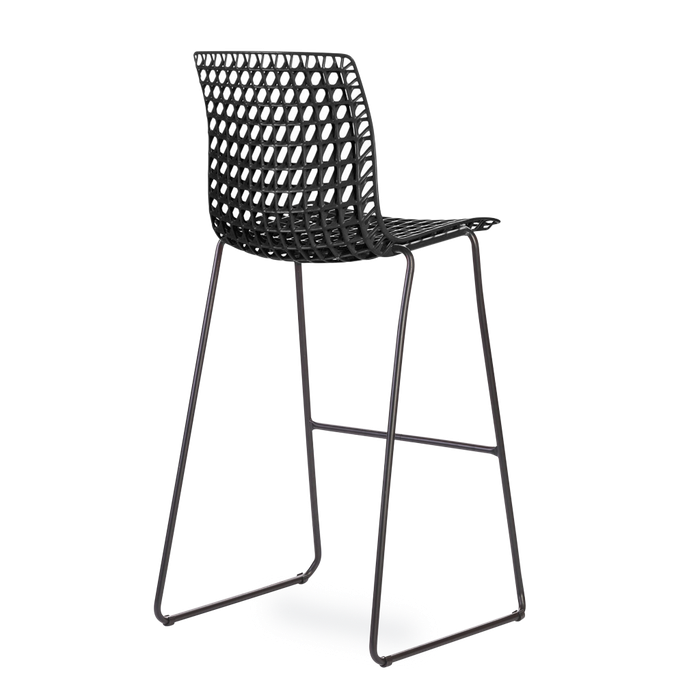 Banqueta Moiré Black