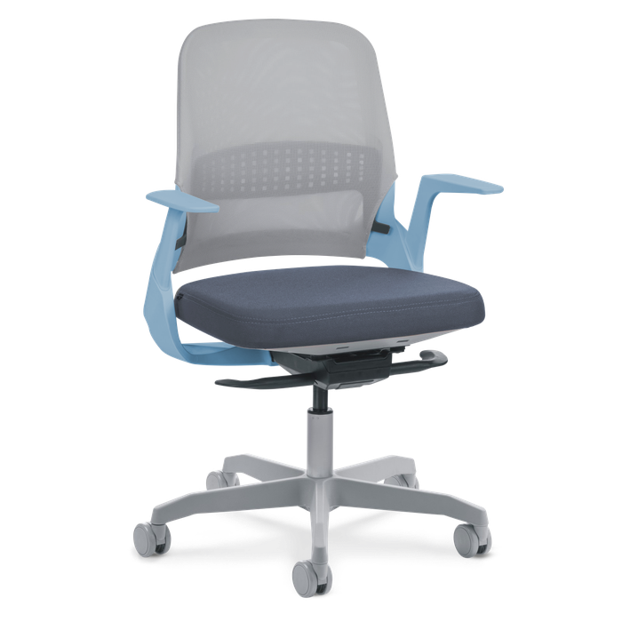 Cadeira My Chair Tela Graphite N Blue