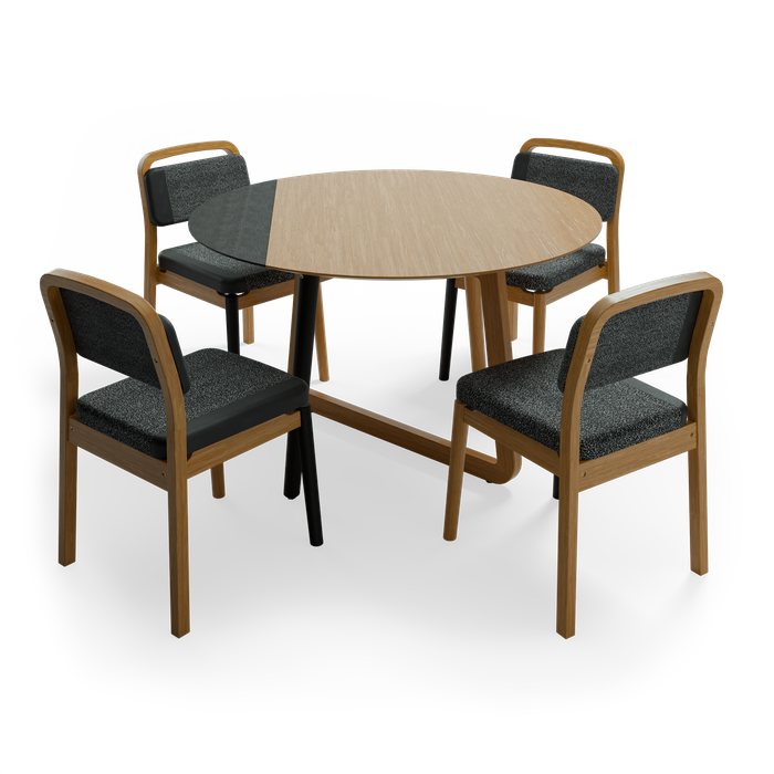 Mesa De Jantar 120 + Cadeiras INK
