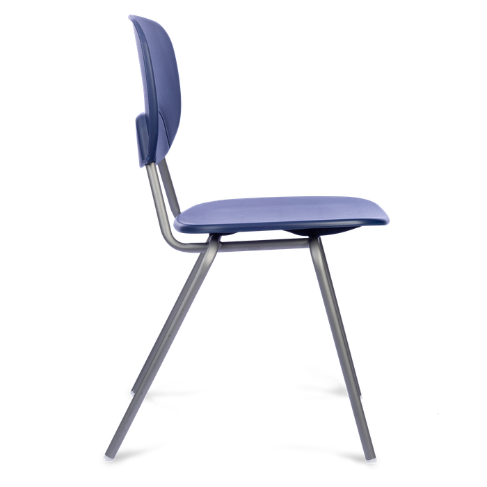 Conjunto com 4 Cadeiras Fixas Valentina Dark Blue