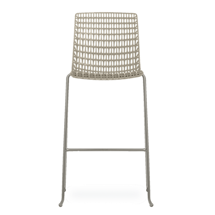 Conjunto com 4 banquetas Moiré Areia