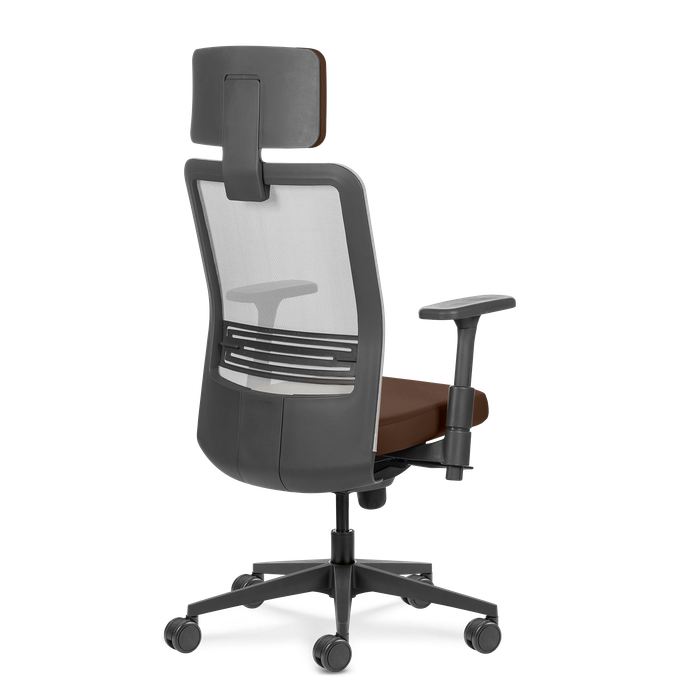 Cadeira Tecton HD Graphite Coffee