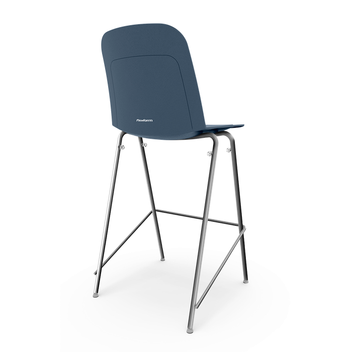Banqueta Body Azul Sóbrio