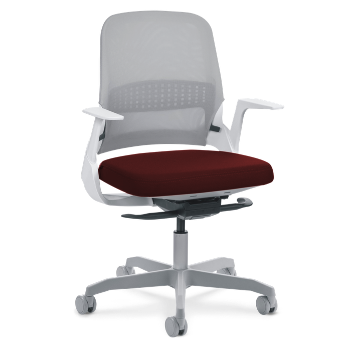 Cadeira My Chair Tela White N Wine