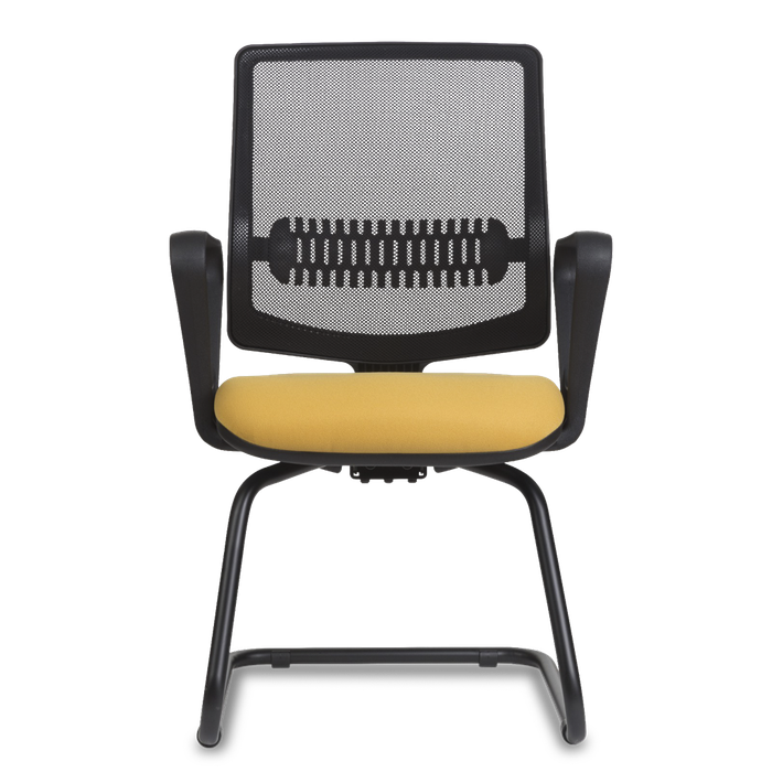 Cadeira Fixa Uni Black n Yellow