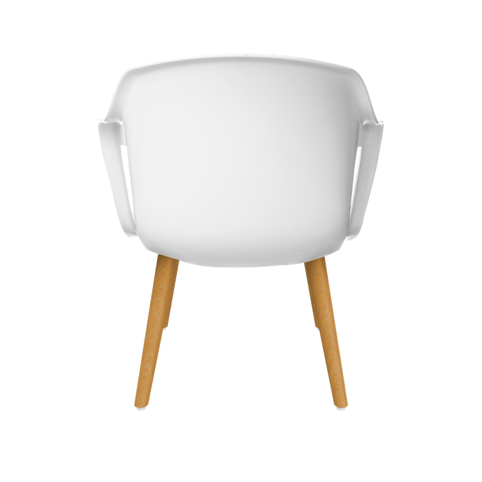 Cadeira Geos Wood White