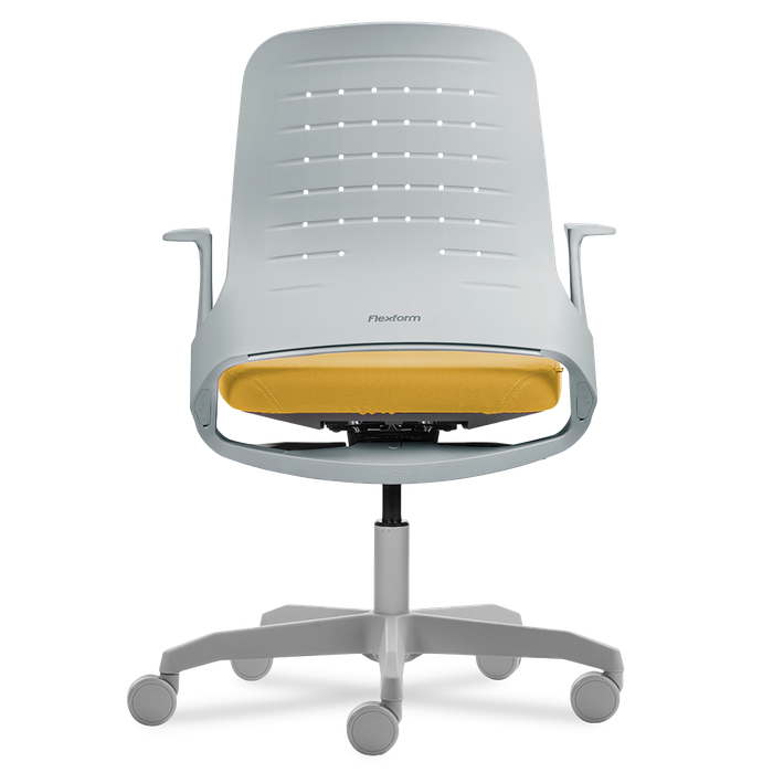 Cadeira My Chair Light Grey Yellow