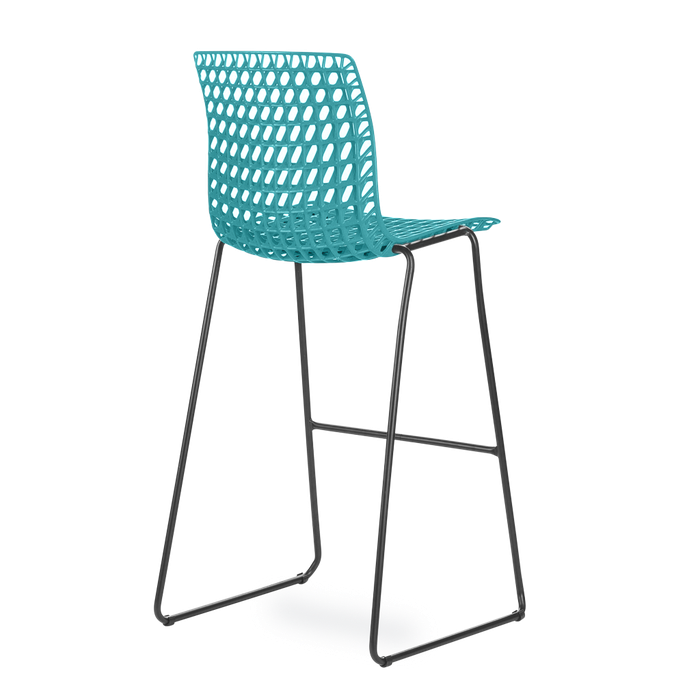 Banqueta Moiré blue