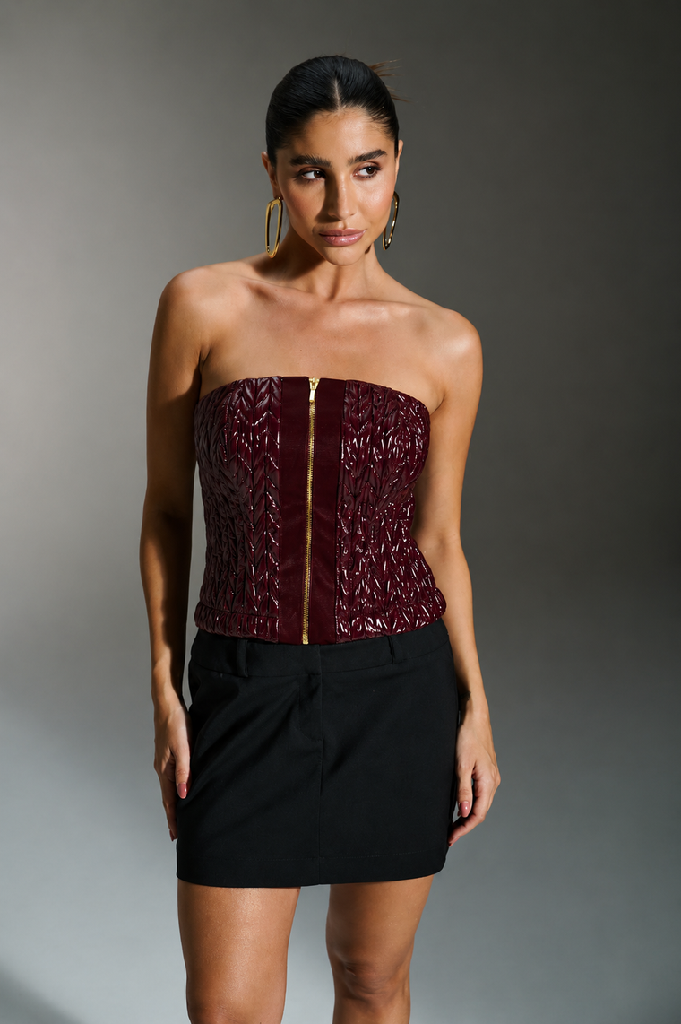 Cropped Sem alca puffer