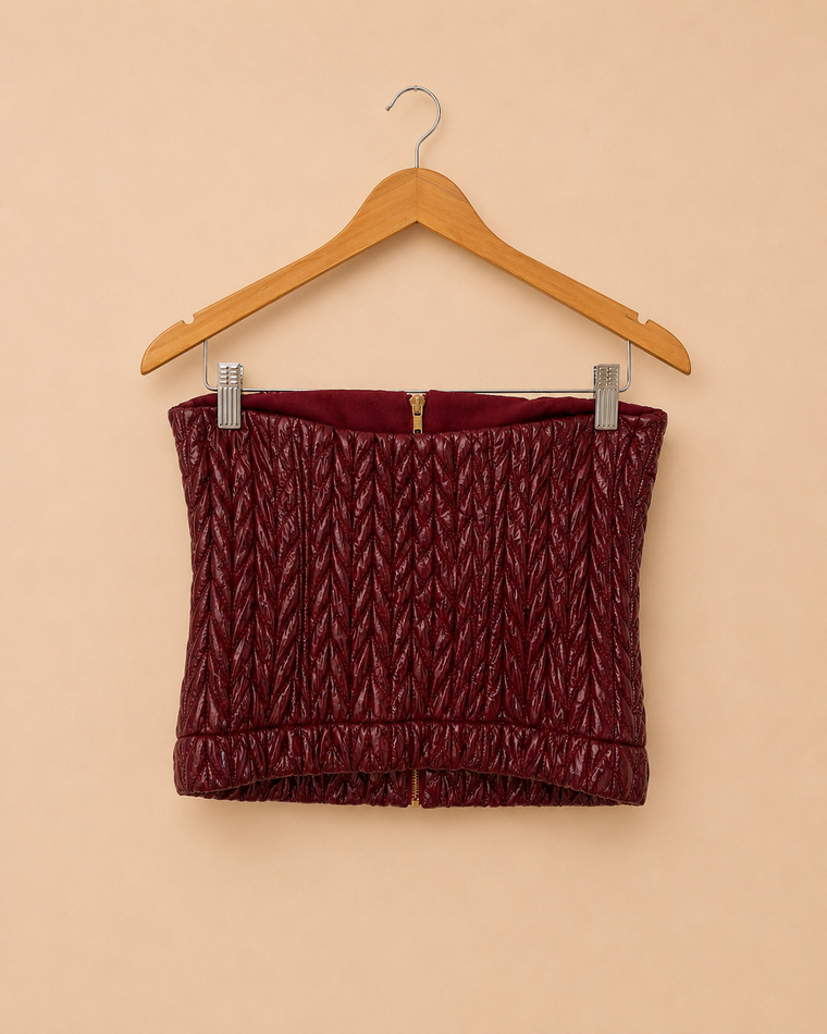 Cropped Sem alca puffer