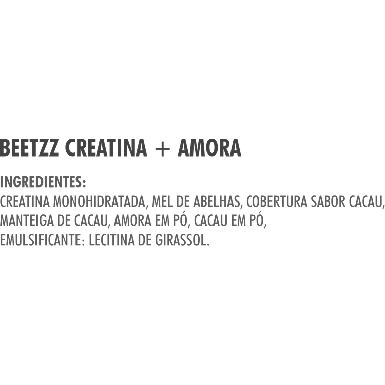 Beetzz Creatina+Amora | 30 unidades 