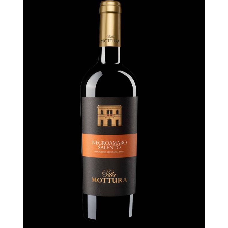 610323Z - VINHO FINO TINTO MEIO SECO VILLA MOTTURA NEGROAMARO SALENTO IGT 750ML SF 2023