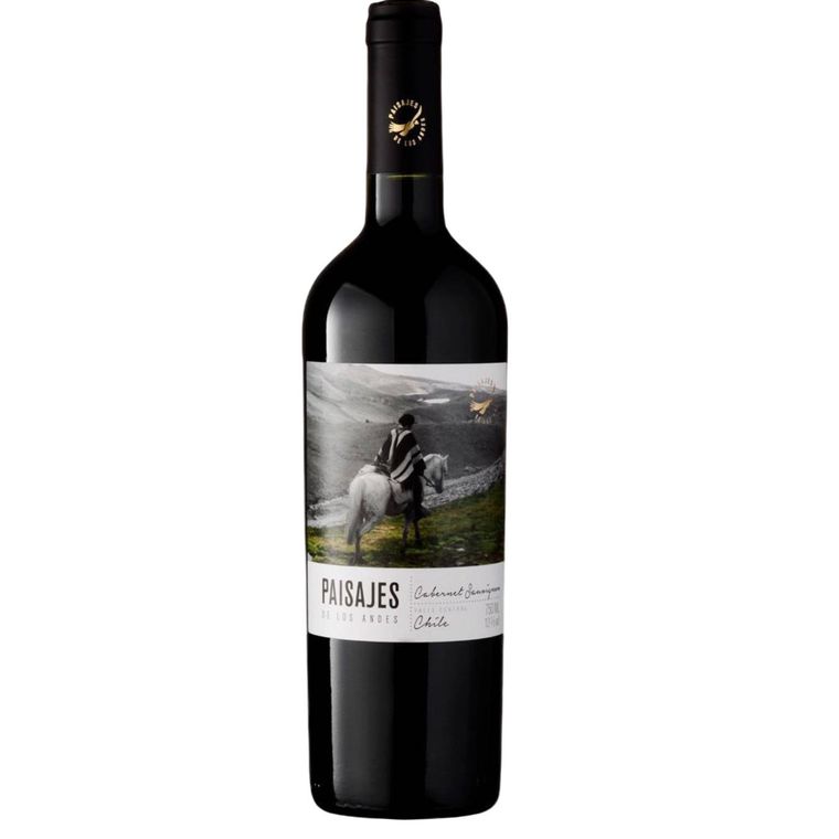 220524 - VINHO TINTO SECO DE MESA PAISAJES DE LOS ANDES CABERNET SAUVIGNON 750ML SF 2024