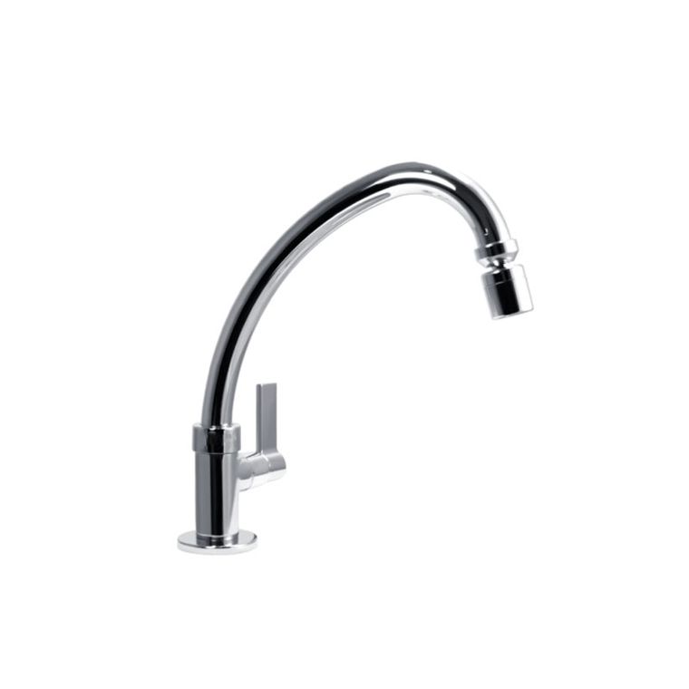 Torneira de Cozinha Mesa Bica Móvel 1/4 Volta C/ Arejador Articulado 21.092P