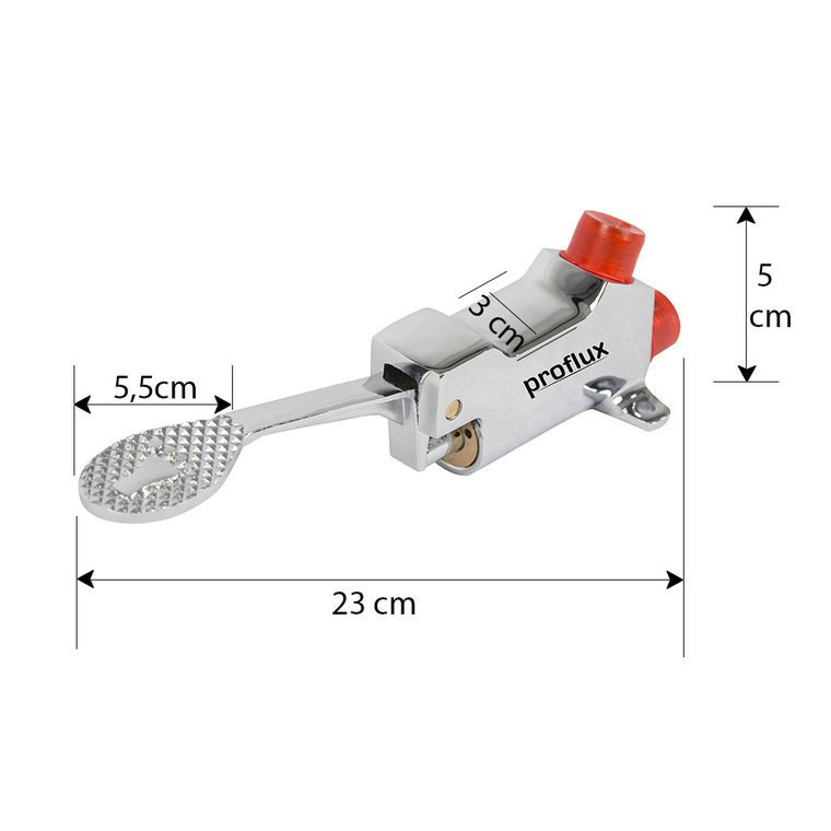 Acionador de Pedal Mecânico com Alavanca Torneira Pedalmec Proflux (51.101)