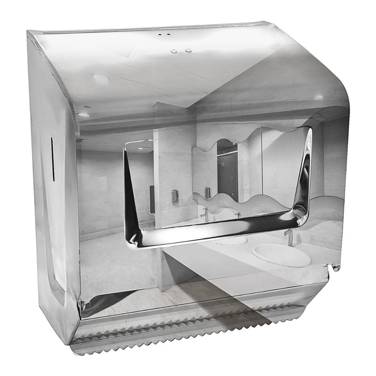 Toalheiro / Dispenser de Papel Toalha Bobina em Inox 14.029