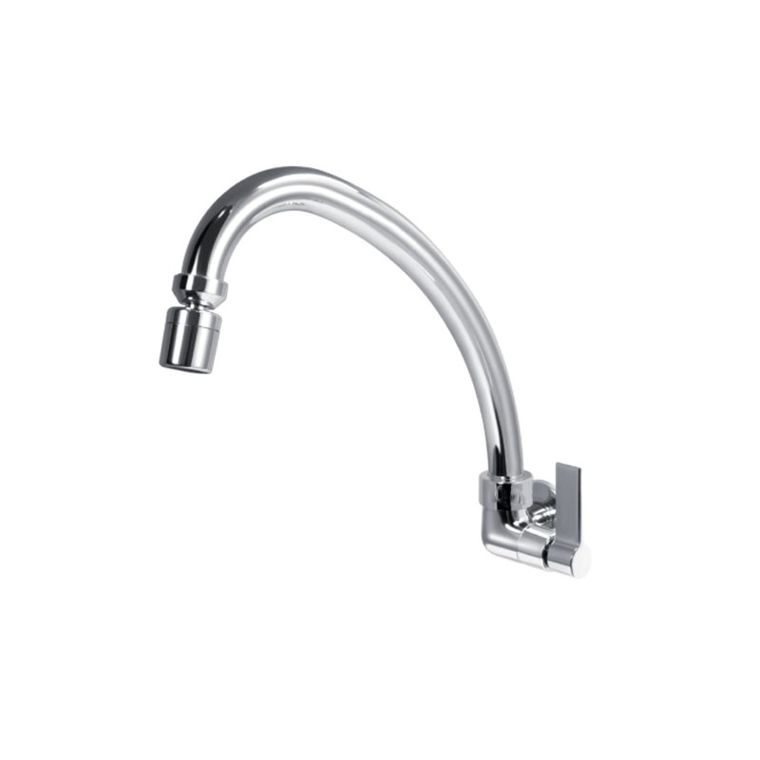 Torneira de Cozinha Parede Bica Movel 1/4 Volta C/ Arejador Articulado 21.091P