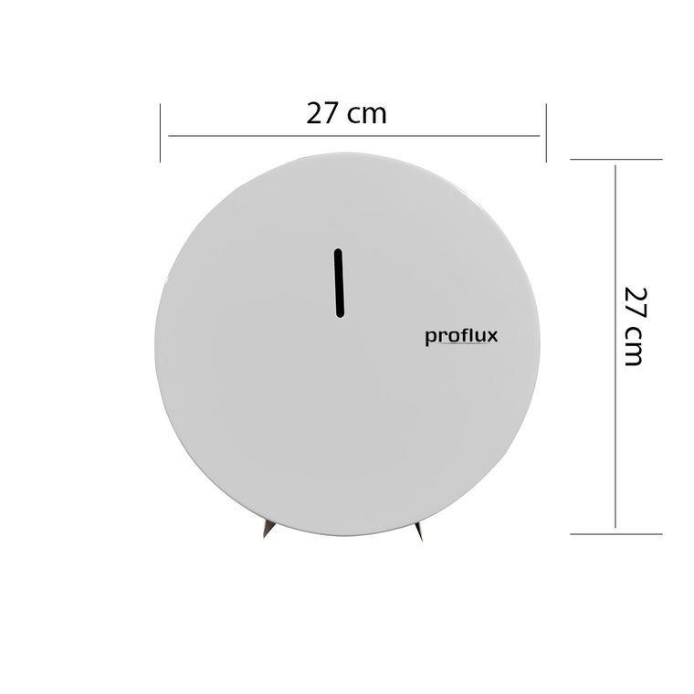 Papeleira / Dispenser de Papel Higiênico de 400 metros em aço com pintura epóxi c/ Porta Cadeado