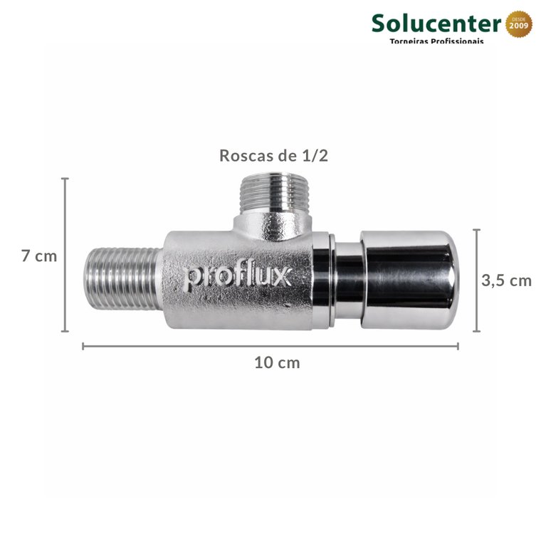 Acionador Pedal Continuo Externo Sem Abas Acionamento Joelho Para Torneira Proflux 51.538 