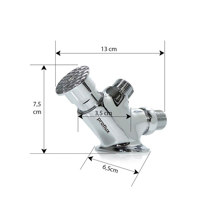 Kit Pedal Acionador Mecanico com Torneira (Bica) e 2 Engates 1.20 mts 51.430