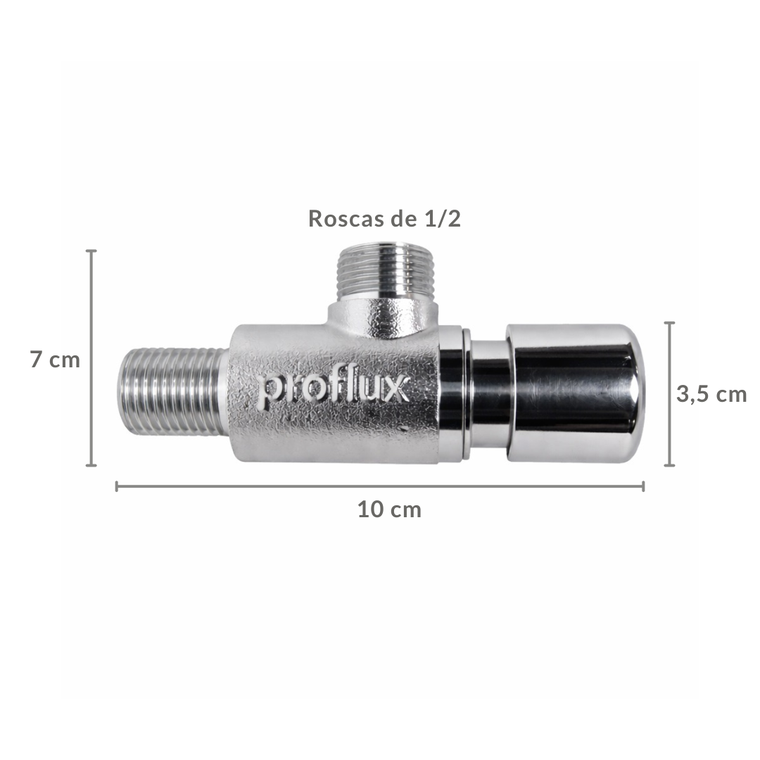 Kit Acionador Joelho Assepsia com Bica Aço inox 304 Proflux 51.551