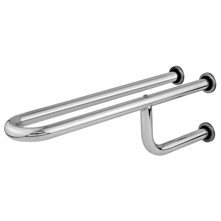 Barra de Apoio Alumínio 60cm com Reforço Esquerda 119.009