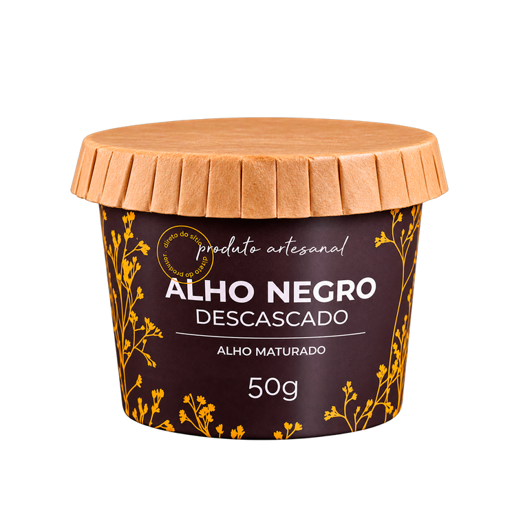 Alho negro descascado - 50g — imagem 2