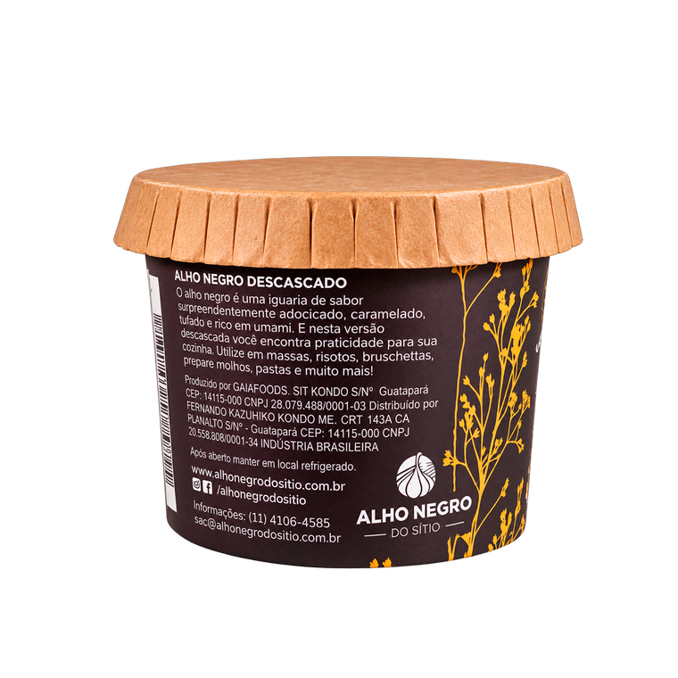 Alho negro descascado - 50g — imagem 3