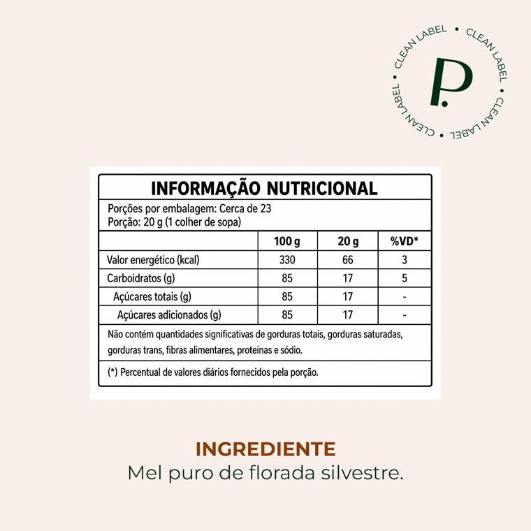 Mel Cru Silvestre Da Dida - 450g — imagem 4