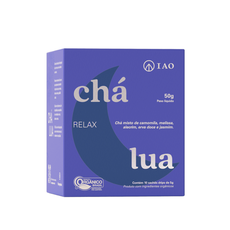 Chá Orgânico LUA (relax) IAO - 10 saches drip — imagem 2