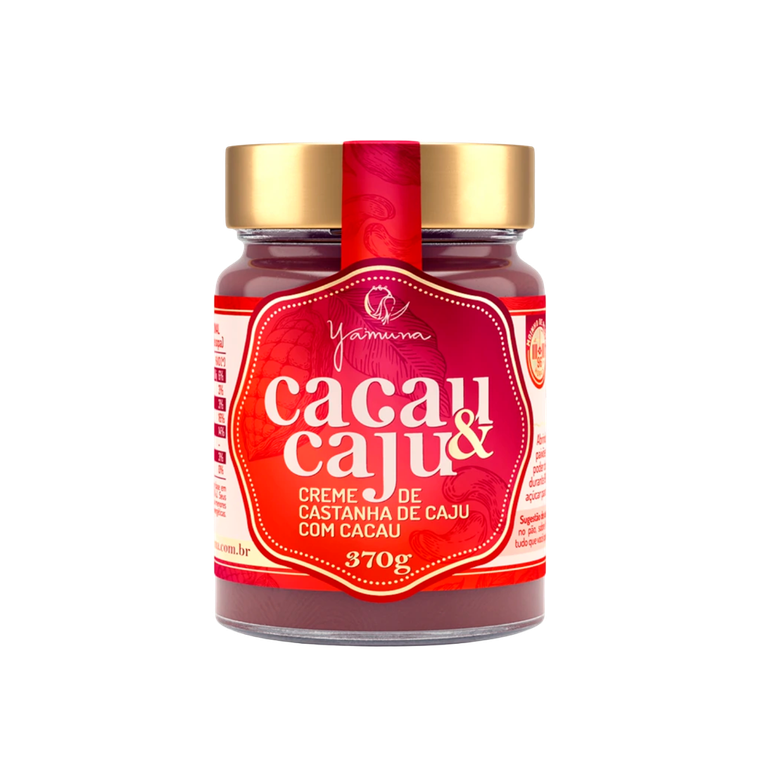 Creme de Castanha de Caju com Cacau Yamuna - 185g — imagem 2