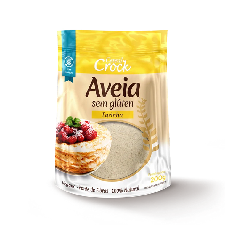 Farinha de Aveia Leve Croc sem glúten - 200g — imagem 2