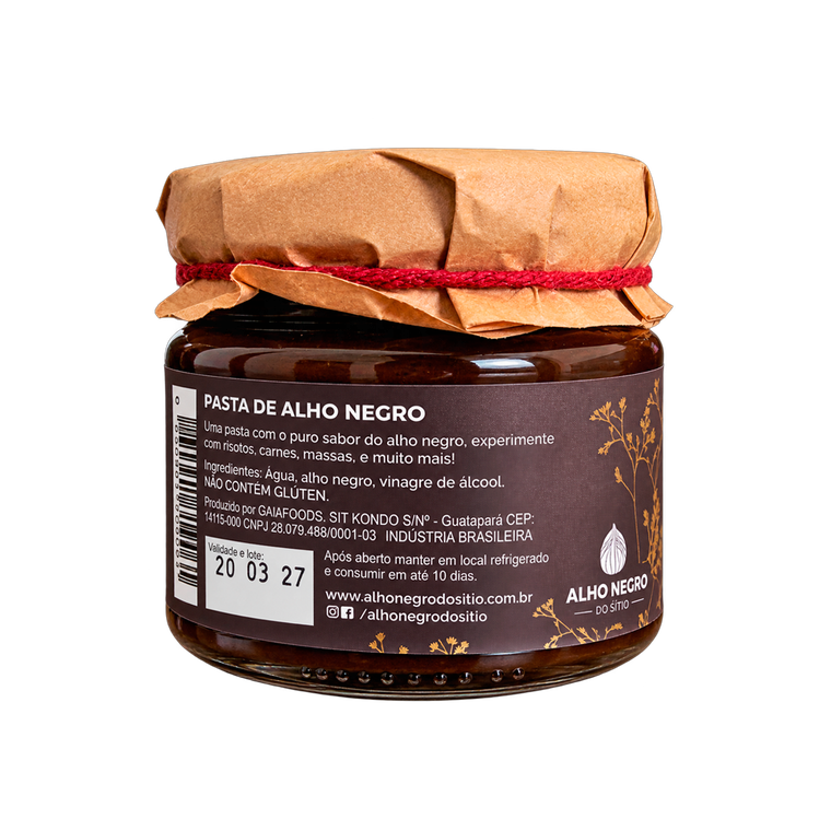 Pasta de alho negro - 150g — imagem 3