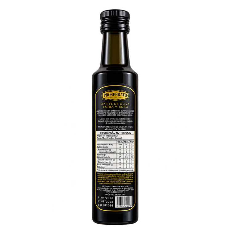 Azeite Extravirgem Premiado Prosperato - 500ml — imagem 3