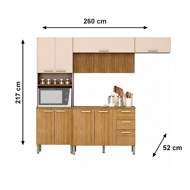Cozinha Completa 4 Peças Urbane Kits Parana
