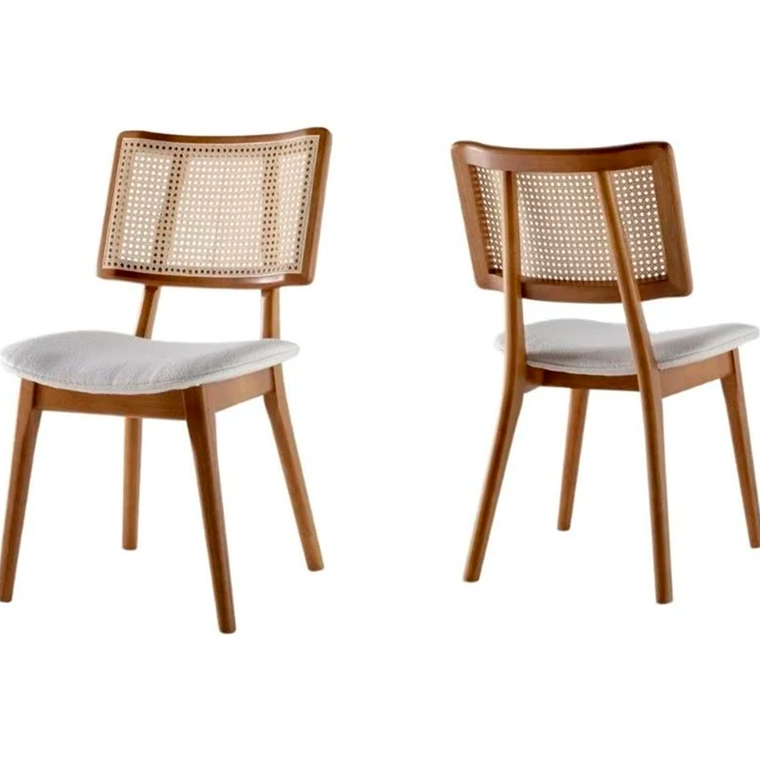 Cadeira Bali Com Telinha TEC,SQUARE Telinha Natural Ello