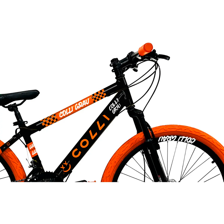 Bicicleta Aro 26 Grau F/DISCO Preto Fosco Colli