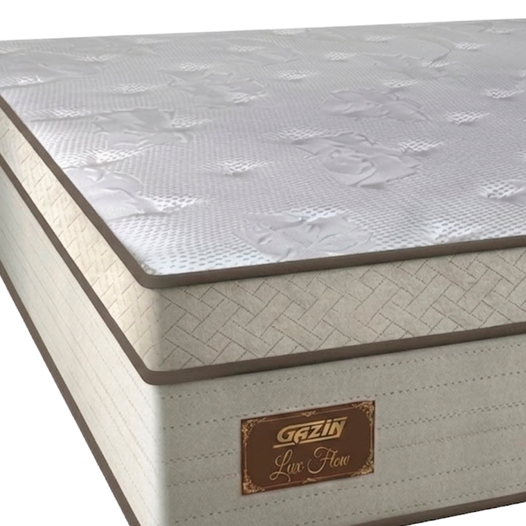 Colchão Mola Lux Firm Molejo Molas PowerBlue 138x34 Cor 60 Areia Gazin