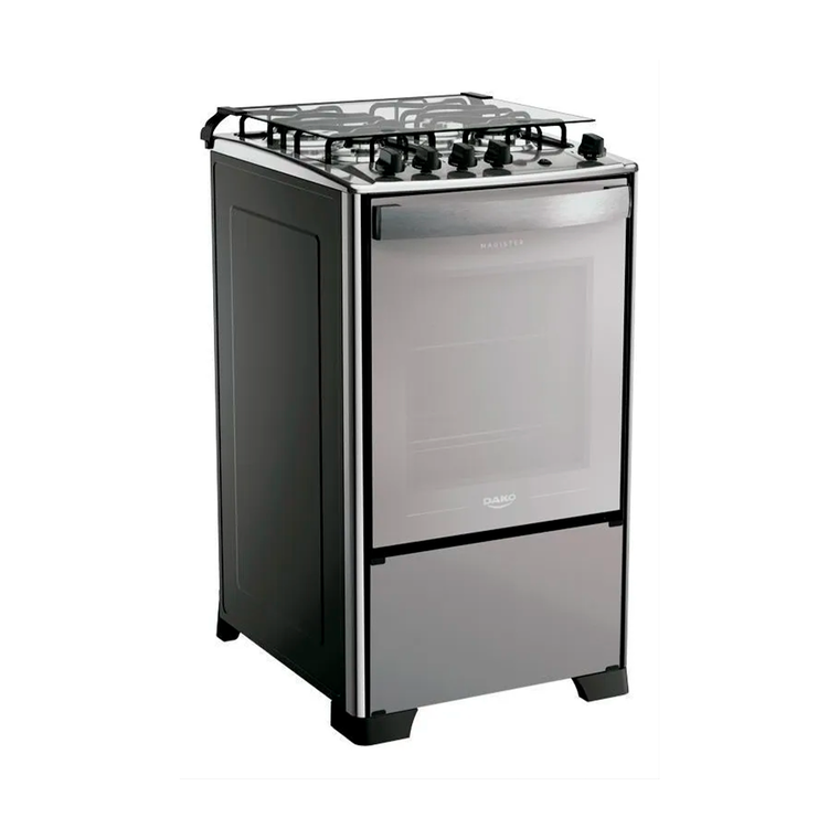 Fogão 4B Magister Tripla Chama Inox Style Dako/Atlas