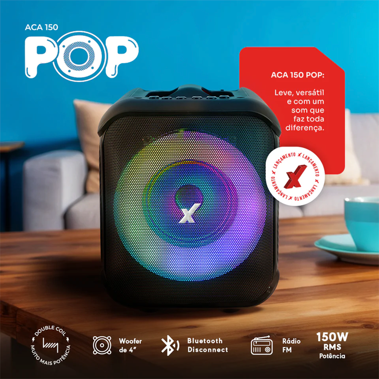 Caixa Amplificada Aca 150 Pop AMVOX