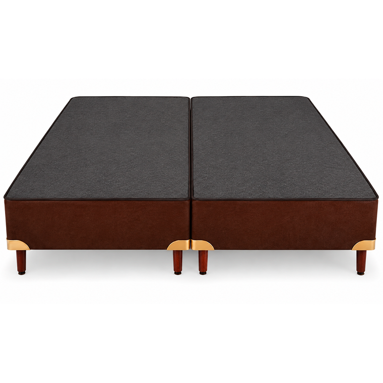 Base para Colchão Somie Suede Solteiro 79x30 Marrom Reconflex