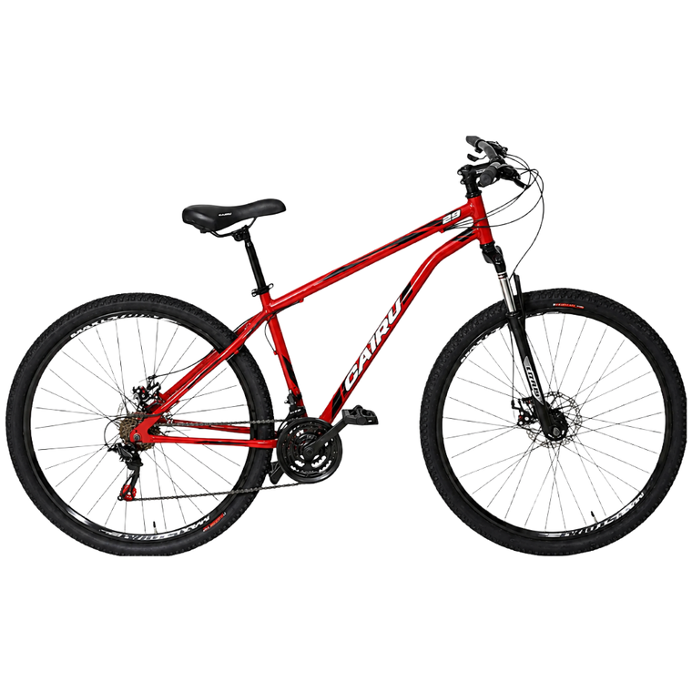 Bicicleta Aro 29 Aço MTB Flash Masc 21V FD Vermelho Ciclo Cairu