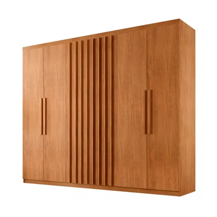 Roupeiro Cairo 6P C/Pes Nature Rufato