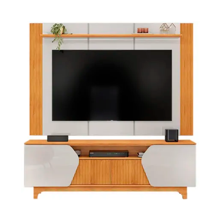 Bancada com Painel Helo Bali/Cedro DJ Moveis