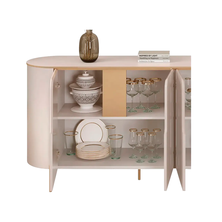 Buffet Cleo Off White Dj Moveis